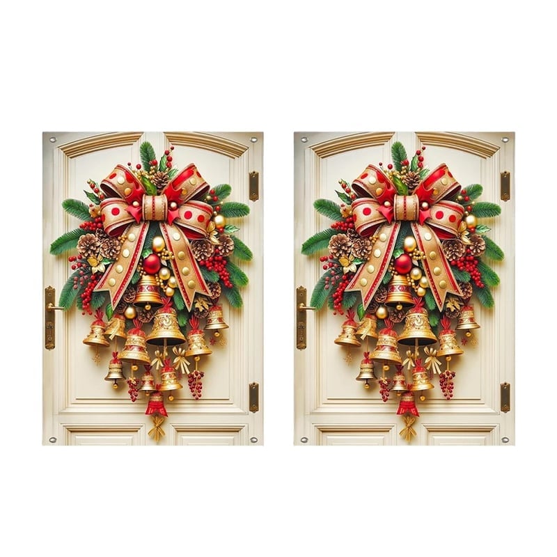 Weihnachtsglocken Türvorhang