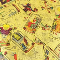 Ontdek de mystieke wereld van Tarot Gold Foil Tarot