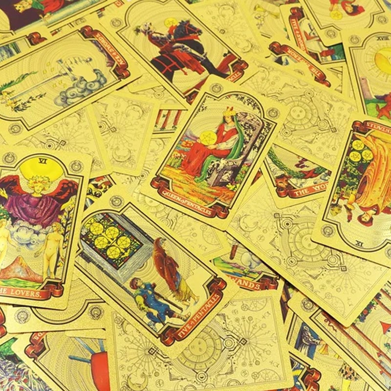 Ontdek de mystieke wereld van Tarot Gold Foil Tarot