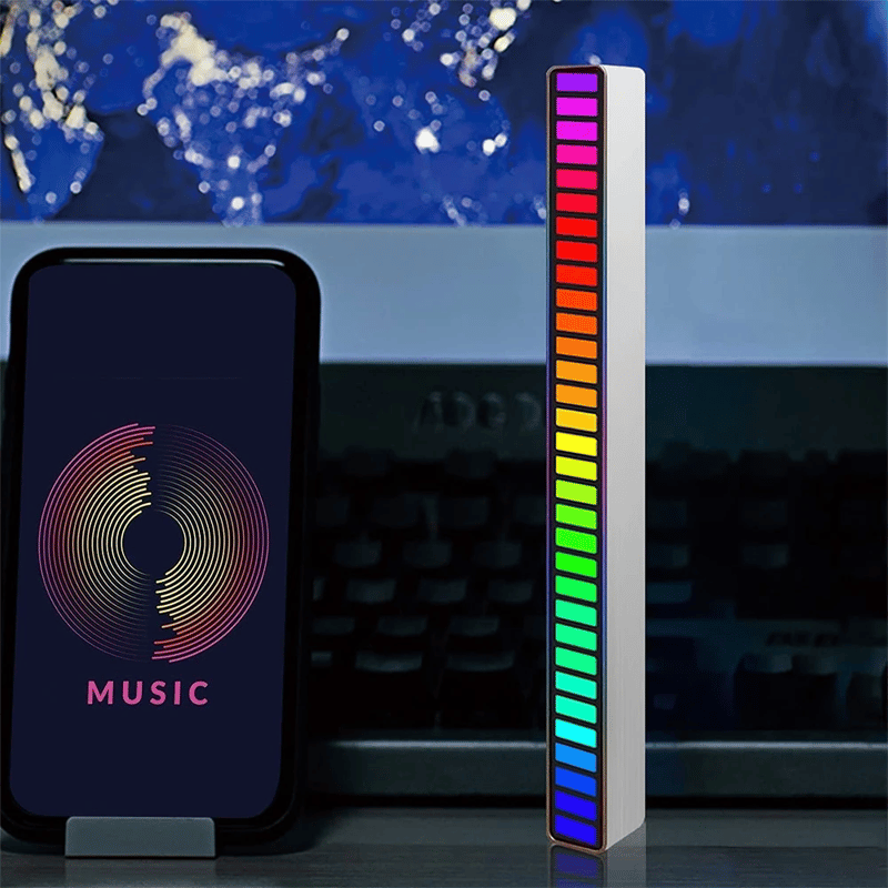 RGB auto oogverblindend geluid gecontroleerd led-licht