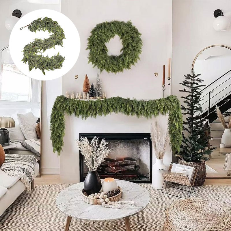 Künstliche Tannen- & Zypressen-Girlande zur Dekoration