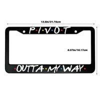 Funny Car License Plate Frame