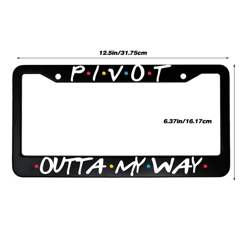 Funny Car License Plate Frame