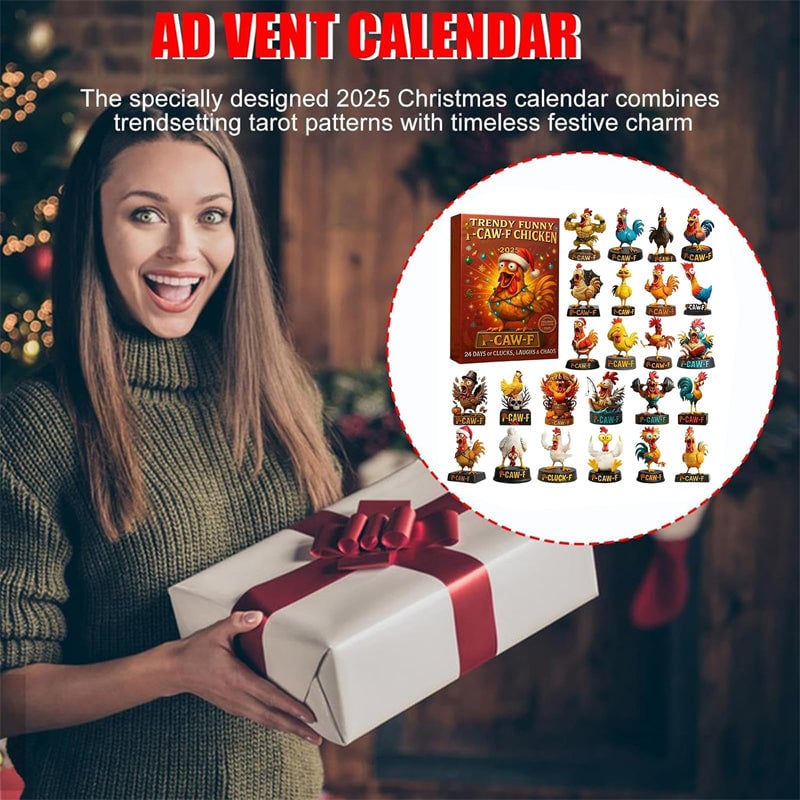 Funny Chicken Christmas Advent Calendar
