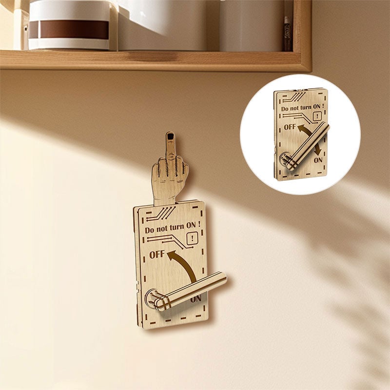 Funny Middle Finger Switch Toy