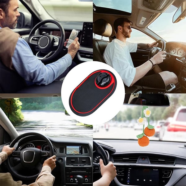 Multifunctional 4-in-1 car phone anti-slip mat