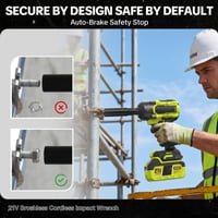 Kexon™ High Torque Brushless Cordless Impact Wrench