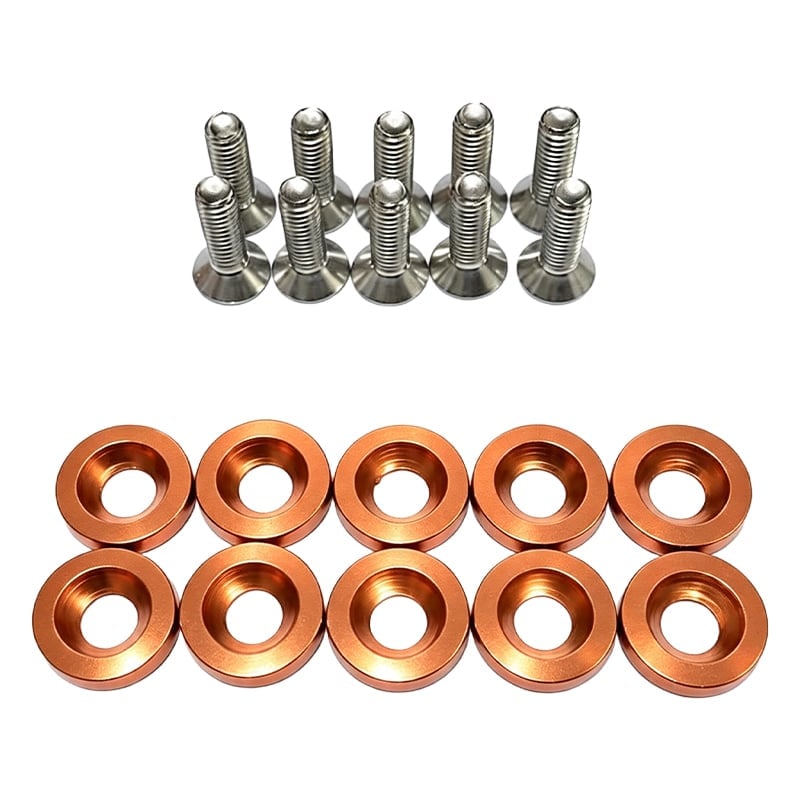 JDM Nickel Plated Bolt Washer Kit