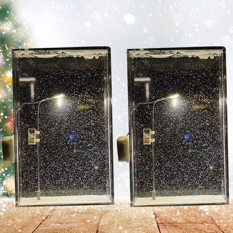 Snowy Night Street Lamp DIY Materials Street Flowing Lamp