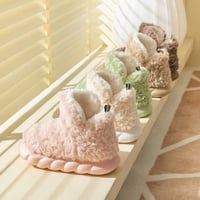 Fluffiga fleecestövlar för kvinnor