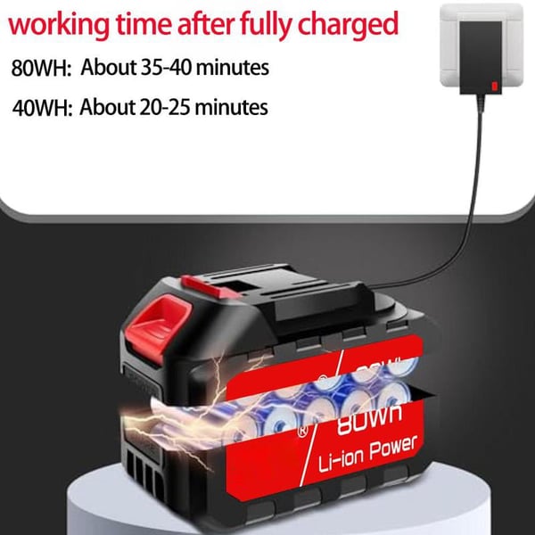 Portable Wireless High Pressure Car Wash Water- Gun