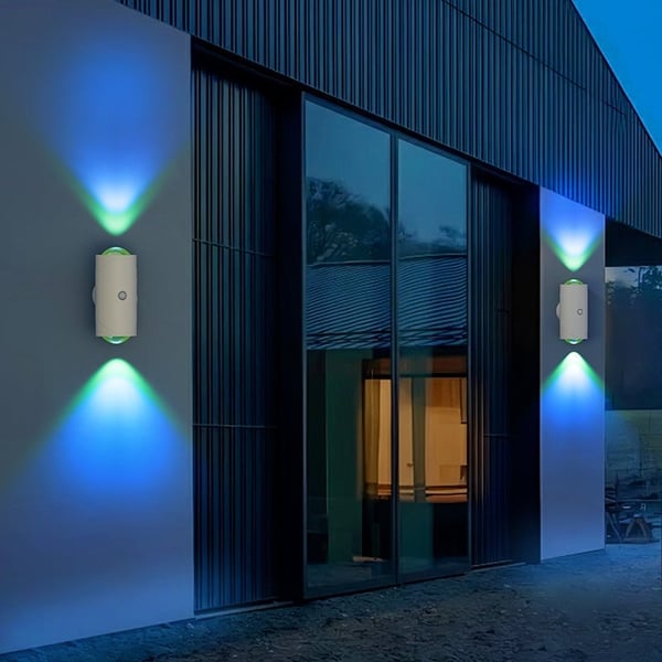 Smart Motion Sensor Wall Lamp with Colorful Gradient