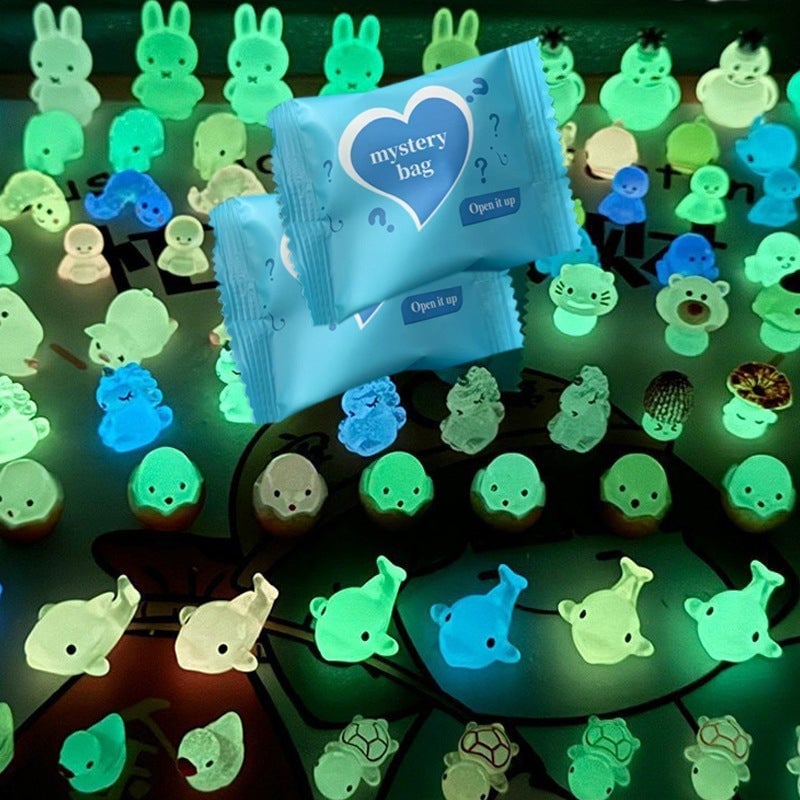 Mini-Tierfiguren, die im Dunkeln leuchten – Überraschungsbeutel