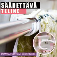 Teyou säädettävät ja naulattomat verhotangon pidikkeet