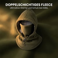 Fleece-Doppelschicht-Integrierte Mütze