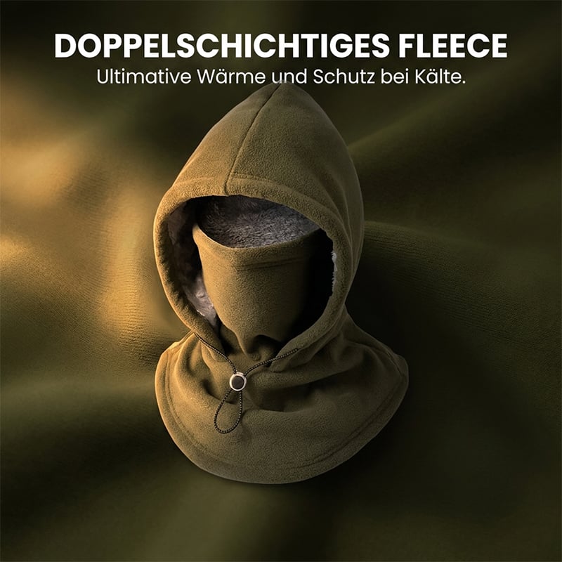 Fleece-Doppelschicht-Integrierte Mütze