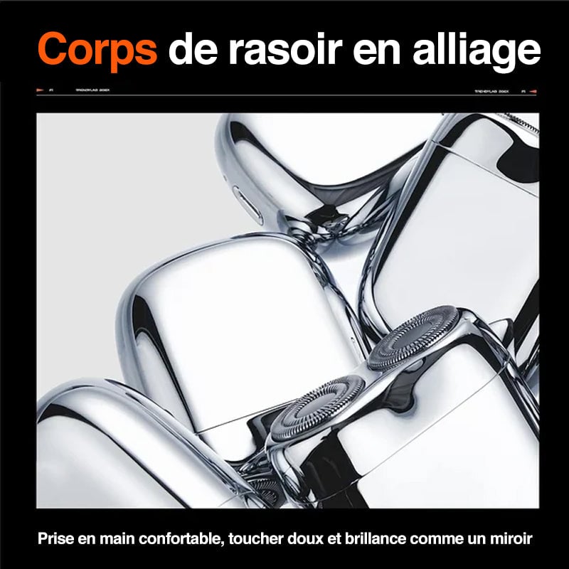 Rasoir électrique compact étanche rechargeable pour la maison, la voiture et les voyages