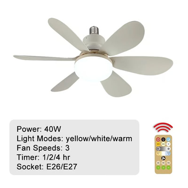 Ceiling Fan with LED Light