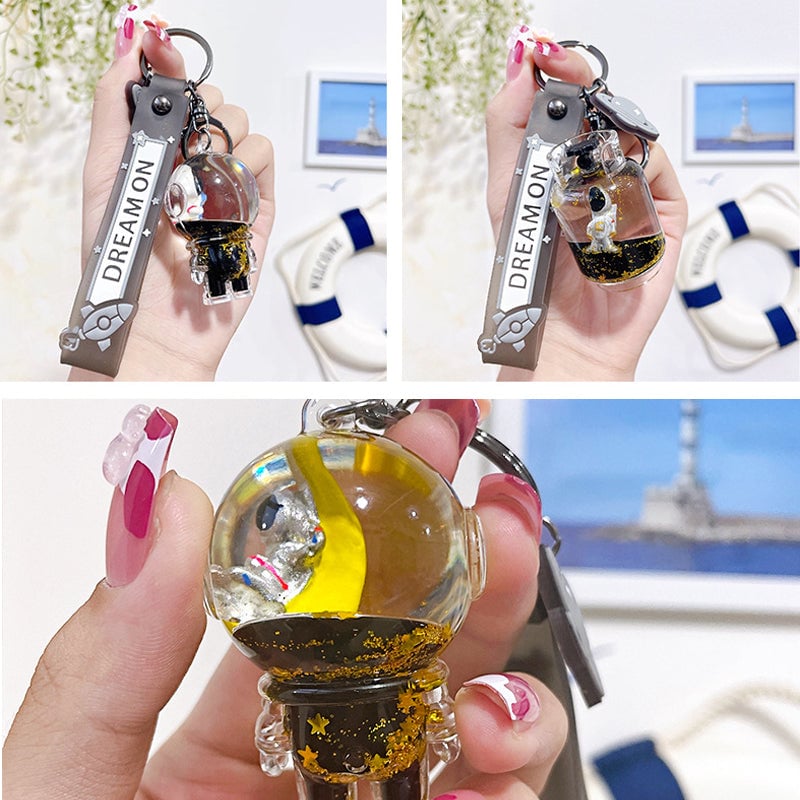 Floating Astronaut Keychain