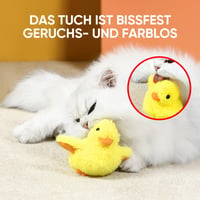 Gelbes Entenspielzeug für Katze