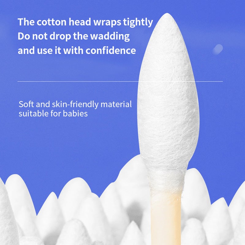 Double-ended cotton swabs