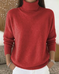Pullover Polokrage Avslappnad Stil