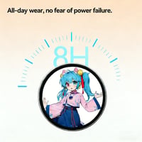 Anime Smart Touch Electronic Badge