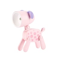 Pink,Fleckiger Hund