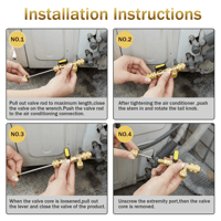 👍AC-Ventilkern-Entfernungs- und Installationswerkzeug