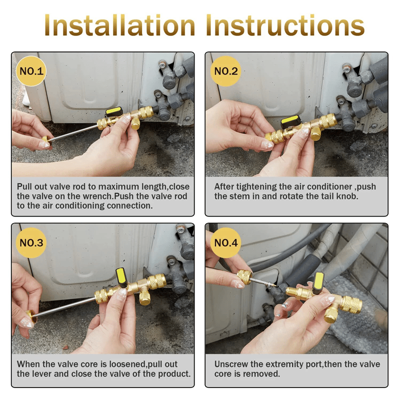 👍AC-Ventilkern-Entfernungs- und Installationswerkzeug