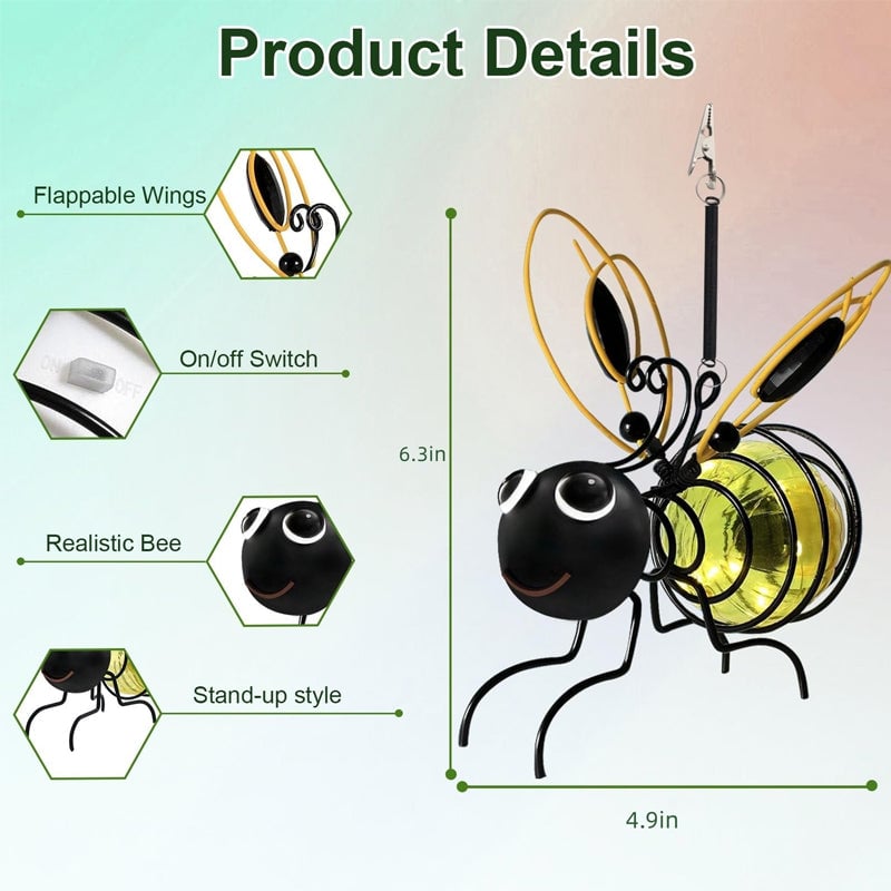Solar Hanging Insect Simulation Light