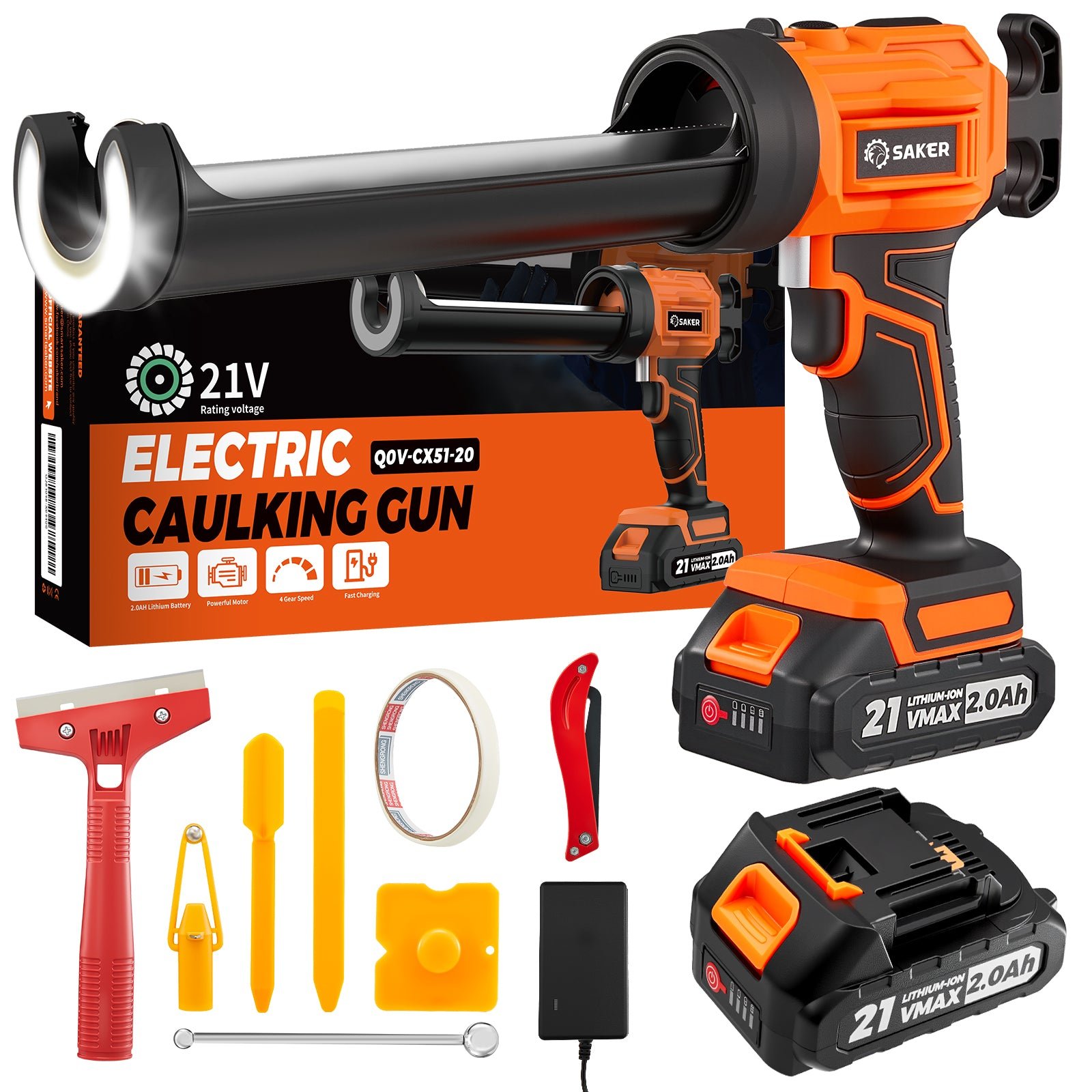 Sakerplus Cordless Caulking Gun