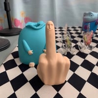 💙Little Blue Middle Finger Ornament💙