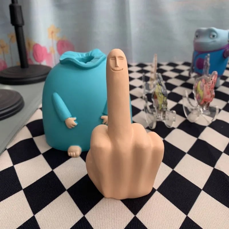 💙Little Blue Middle Finger Ornament💙