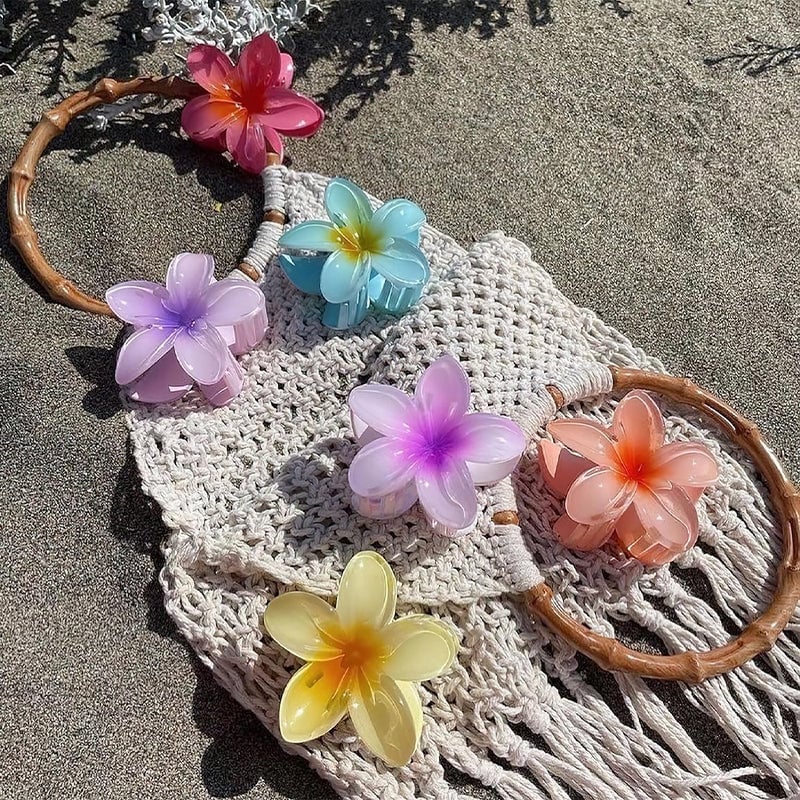 🌸💮Hawaiian flower hair clip🪷🏵️