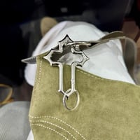 Gothic Cross Carabiner Keychain