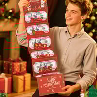 Foldable 6-Slot Christmas Red Envelope