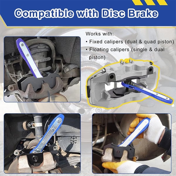 Sakerplus Brake Caliper Piston Compression Tool