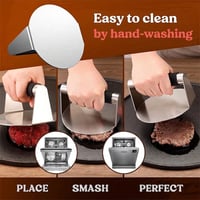 Stainless Steel Burger Patty Press