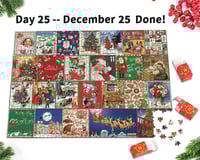 Christmas Advent Calendar Jigsaw Puzzle Blind Box 1000/1008pcs