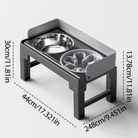 Adjustable Elevated Dog Bowl