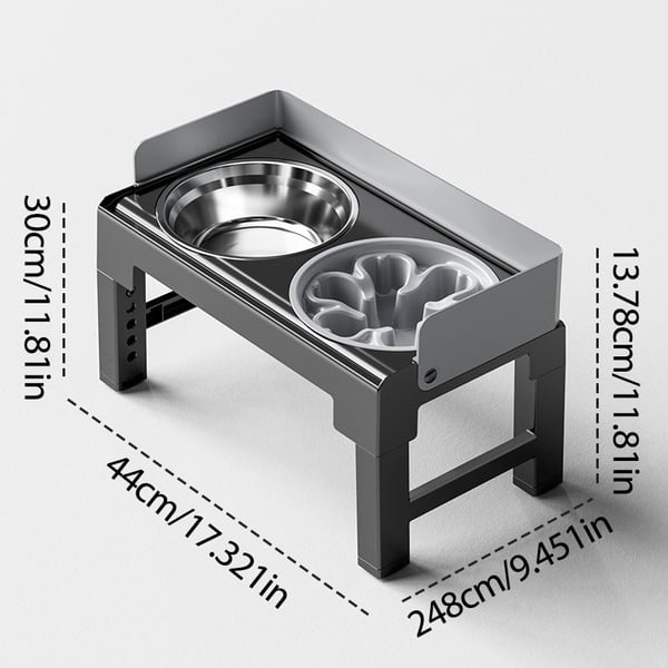 Adjustable Elevated Dog Bowl