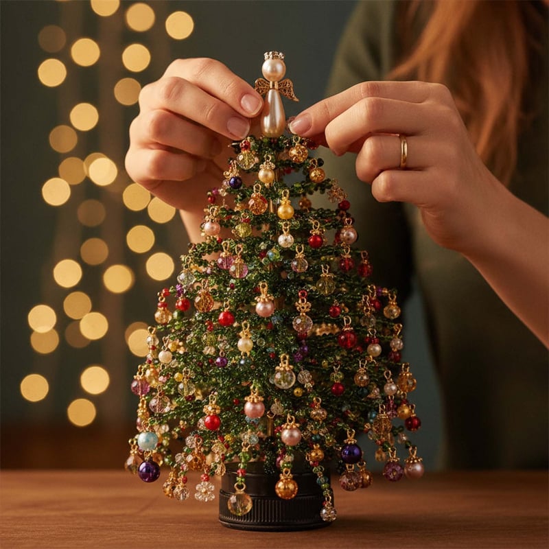 DIY-Perlen-Weihnachtsbaum-Dekorations-Bastelset