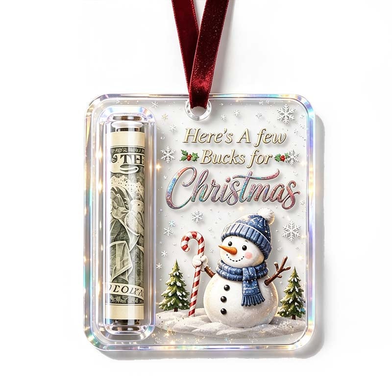 Christmas Cash Gift Ornament