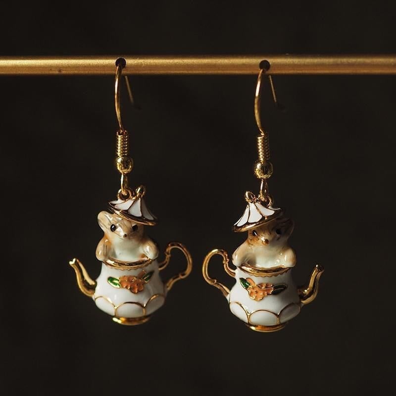 Mouse In My Teapot Jewelry Set