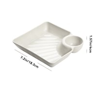 Sakerplus® Sauce Separated Plate