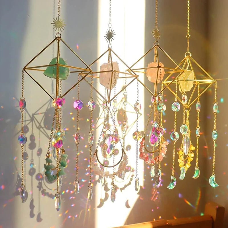 Crystal Sun Catcher Hanging Wind Chime