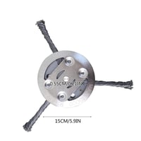 6 inch Steel Wire Brush Cutter Trimmer Head