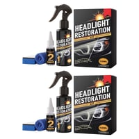 Car Headlight Restoration Kit for Yellowing & Oxidation