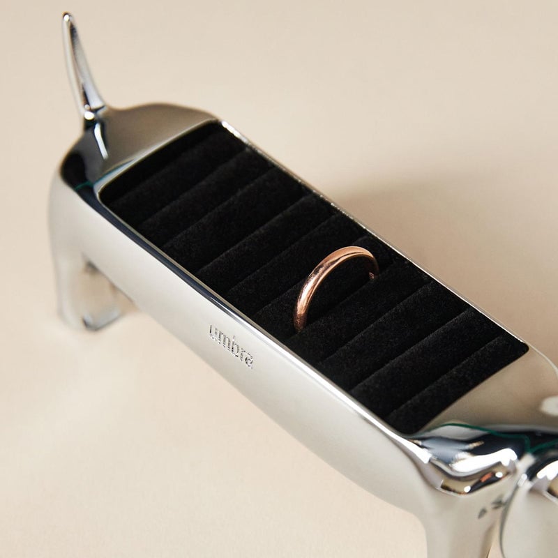 Sausage Dog Ring Holder Jewelry Stand
